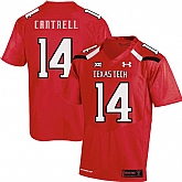 Texas Tech Red Raiders 14 Dylan Cantrell Red College Football Jersey Dzhi,baseball caps,new era cap wholesale,wholesale hats